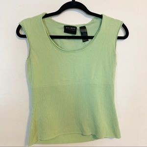 LIME GREEN BABYDOLL TANK SIZE SMALL